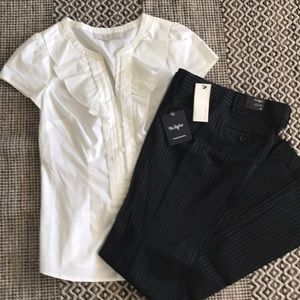 Women’s Ann Taylor Loft White Blouse